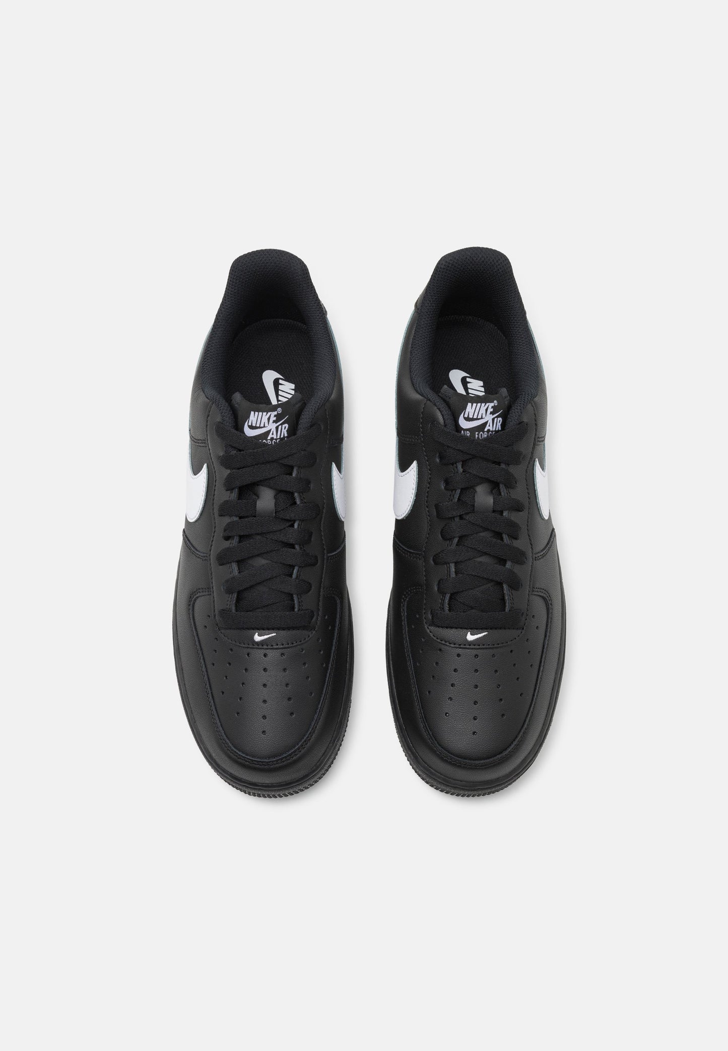 Nike Air Force 1 '07 Black White Leather Trainers - Iconic Comfort