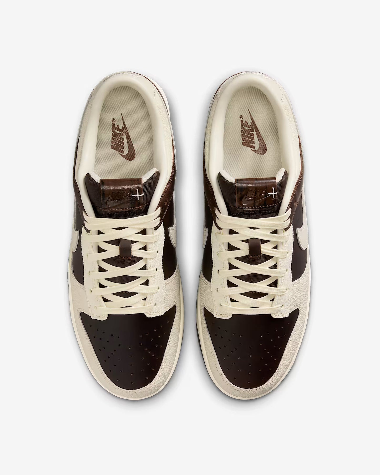 Nike Dunk Low Retro "Cacao Wow" – Brown & Sail Leather Sneakers