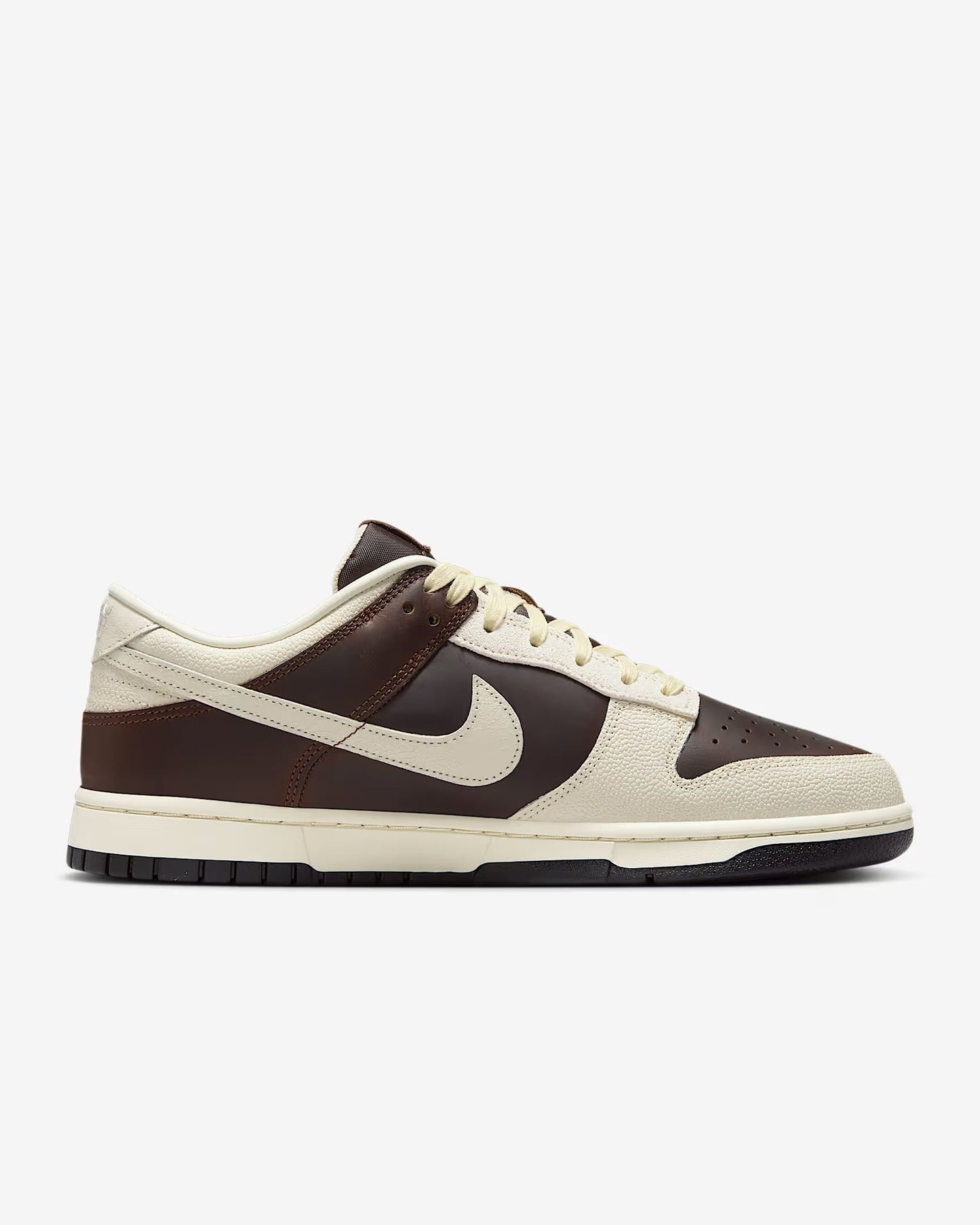 Nike Dunk Low Retro "Cacao Wow" – Brown & Sail Leather Sneakers
