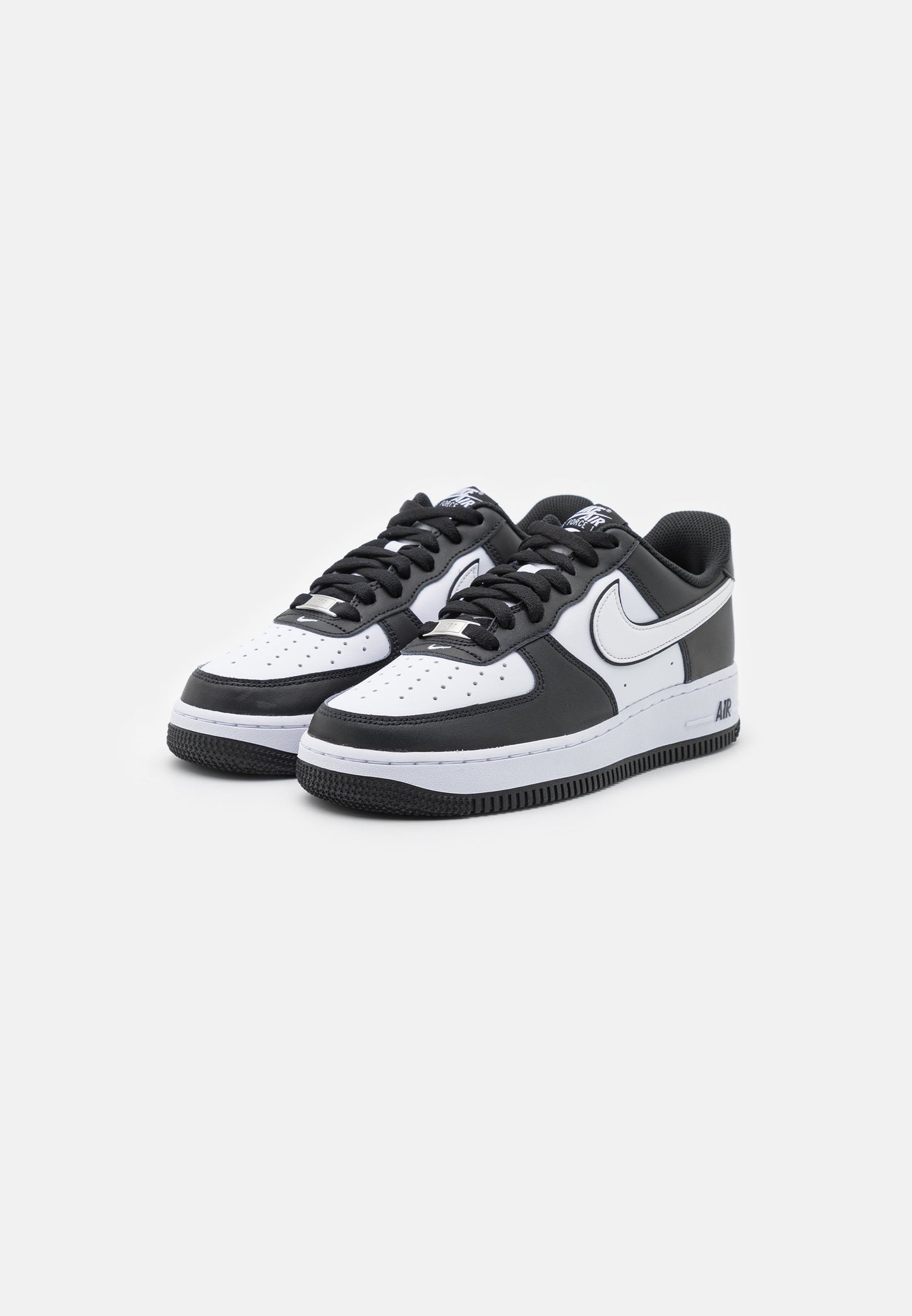Nike Air Force 1 '07 Classic Leather Trainers Black/White Comfort Style